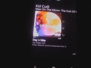 Odtwarzacz muzyki w HTC 7 Mozart