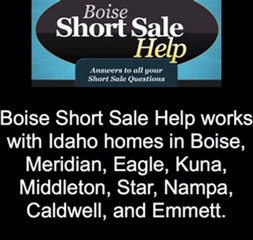 Boise Short Sale Help - Boise short sale Realtors