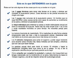 Aprendes como Solucionar tu Eyaculacion precoz hoy