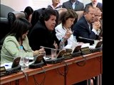 Heriberto Benitez, habla en la sesion conjunta de justicia, derechos humanos y defensa