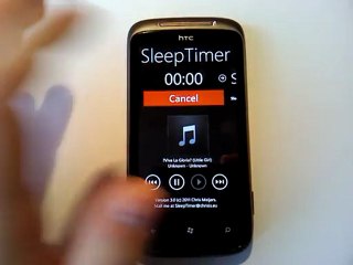 Sleep timer HTC 7 Mozart
