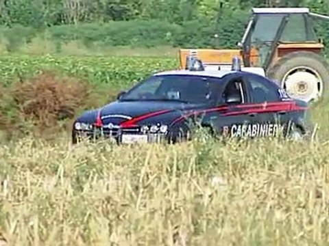 MUORE CARBONIZZATO IN CAMPAGNA