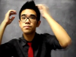 Mens School Hairstyle With Gatsby Spiky Edge