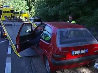 COSTIERA, TAMPONAMENTO A CATENA