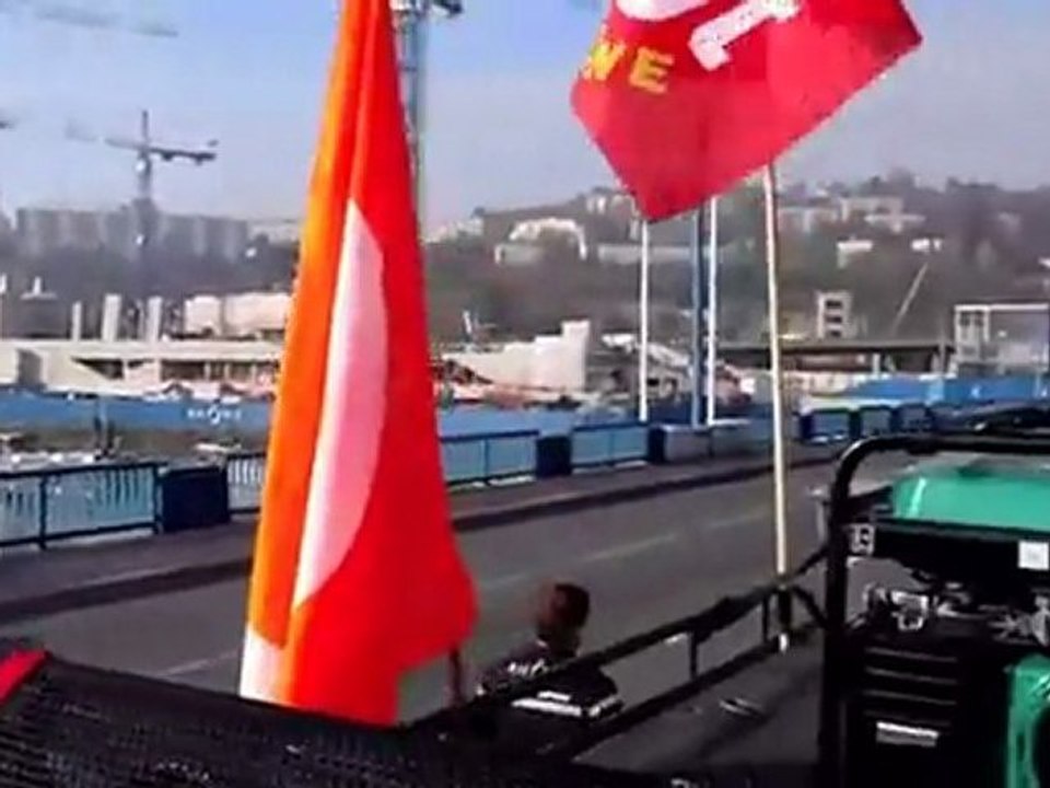 Manifestation Pompiers Professionnels Lyon 17 nov 2011