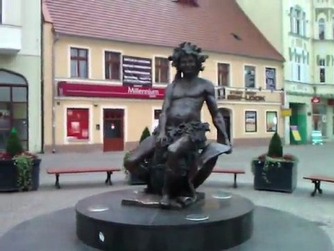 Moja okolica pomnik Bachusa Zielona Góra deptak