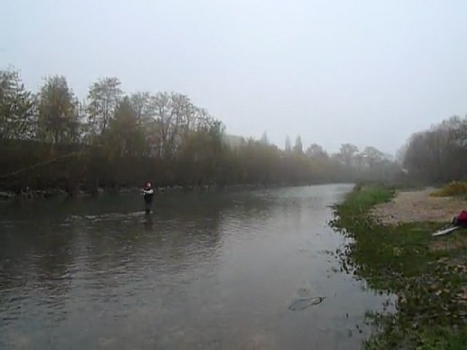 Stage spey cast lancer canne à deux mains