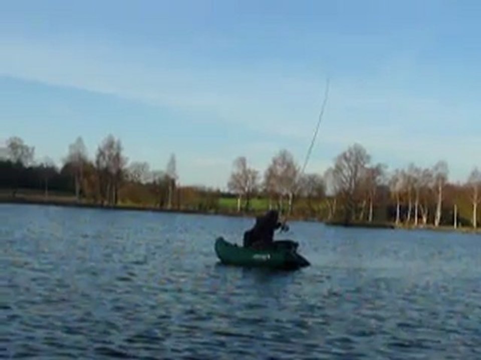 Stage pêche float tube truite mouche réservoir