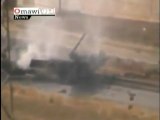 Tanks come under attack in Homs