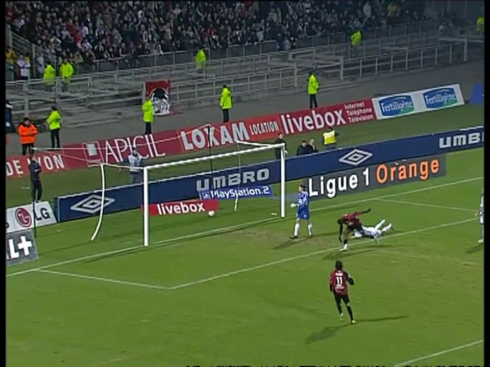 25/02/06 : John Utaka (72') : Lyon - Rennes (1-4)