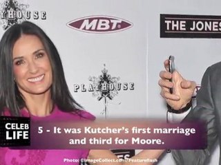 Demi Moore & Ashton Kutcher - Top 10 Marriage Facts