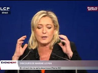 Présentation du projet présidentiel de Marine Le Pen