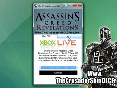 Assassins Creed Revelations The Crusader Skin DLC Leaked - Tutorial