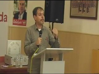 Víctor Domínguez. Cierre de campaña Esquerra Unida - Els Verds
