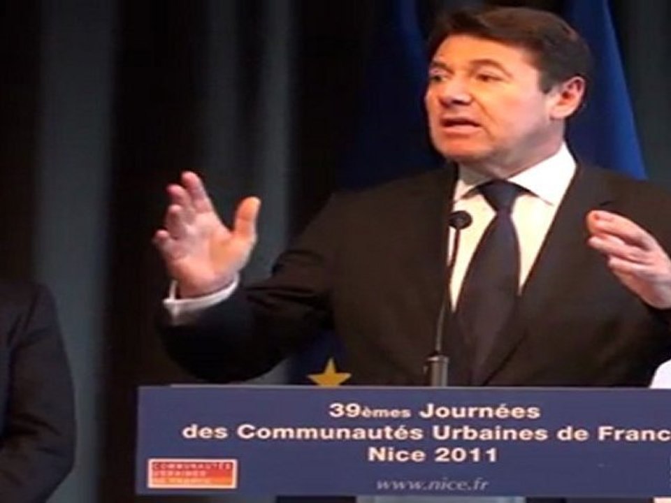 Allocution 39ème éditions des journées des communautés urbaines de France