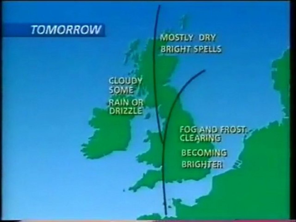 BBC1 Closedown, Tuesday 22nd December 1987