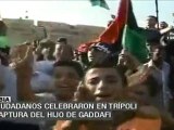Cientos de personas celebran captura de Saif al Islam