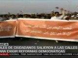 Manifestantes exigen reformas democráticas en Bahréin