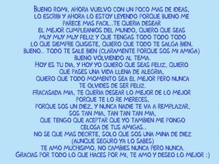Feliz Cumple!