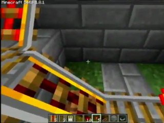Minecraft high tech 2 : Placement du minecart automatisé