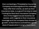 Auto Insurance Philadelphia: Tips for Finding Your Best Options