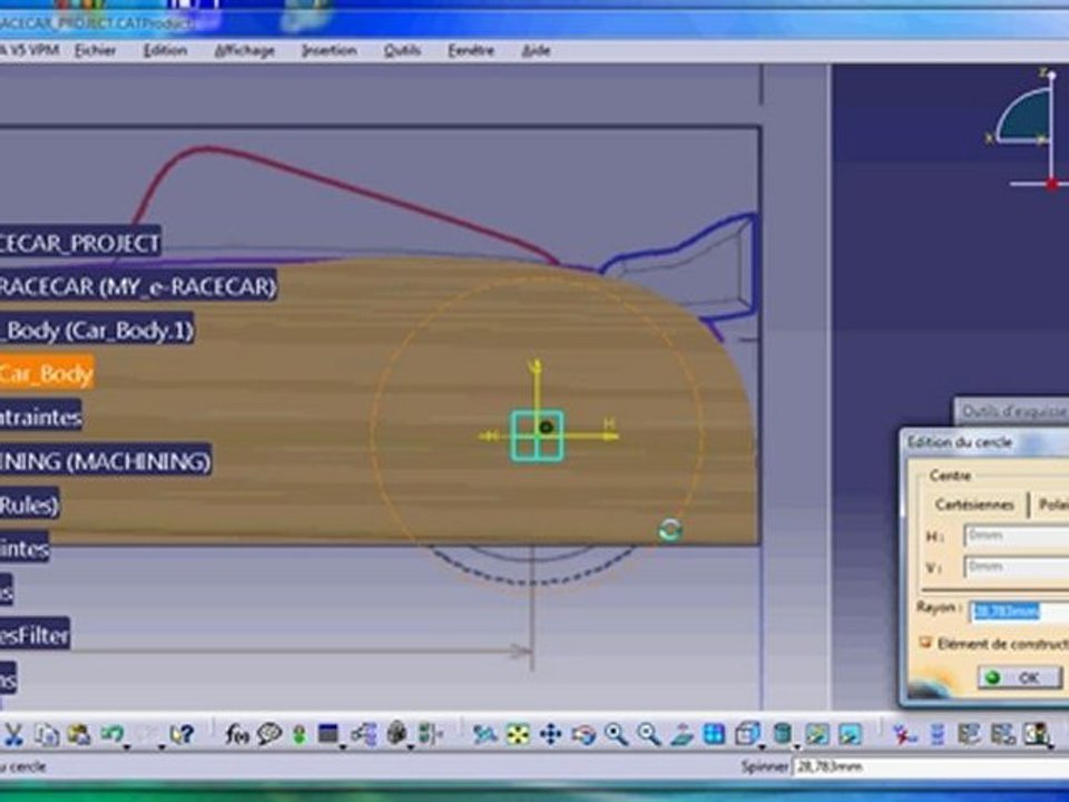 logement des roues arrières