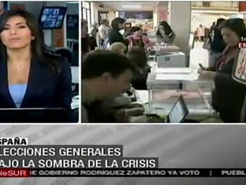 Poca participación y fuertes lluvias en elecciones españolas