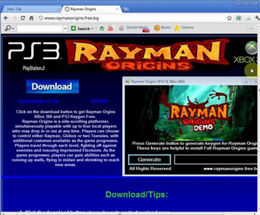 Rayman Origins Key Generator Video Dailymotion