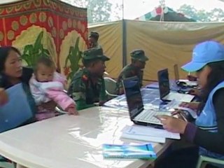 Maoist rebels re-enter civilian life