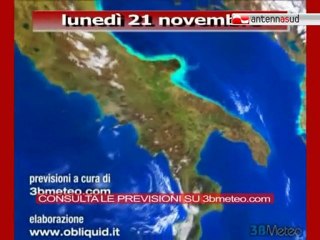 Previsioni del tempo,  lunedì 21 novembre