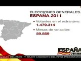 España: 36 millones de personas habilitadas para votar