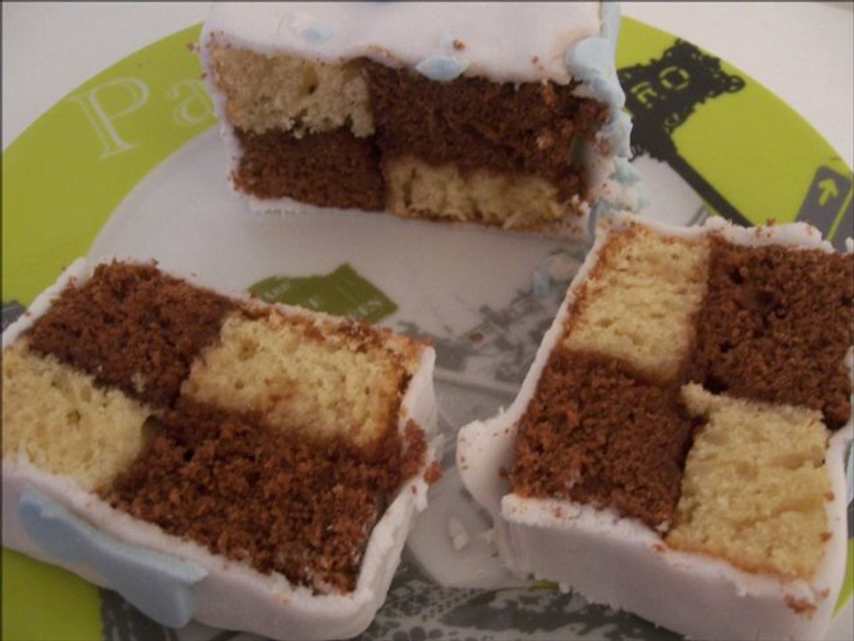 gâteau damier