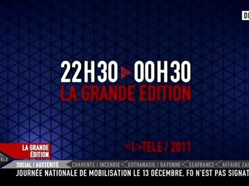 Générique de Fin La Grande Edition 18 Novembre 2011 i>TÉLÉ