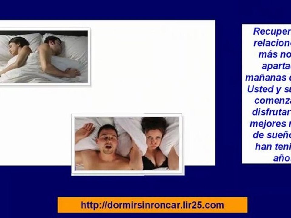 como parar de roncar - remedios caseros para dejar de roncar - eliminar ronquidos