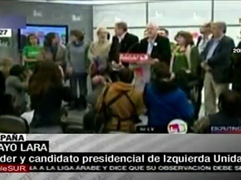 Lara destaca crecimiento de Izquierda Unida, con 11 escaños