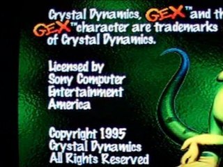 First Level - Only - Gex - Playstation