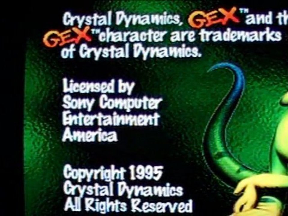 First Level - Only - Gex - Playstation