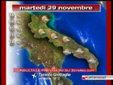 Previsioni del tempo, martedì 29 novembre