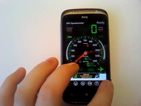 Free GPS Speedometer na HTC 7 Mozart