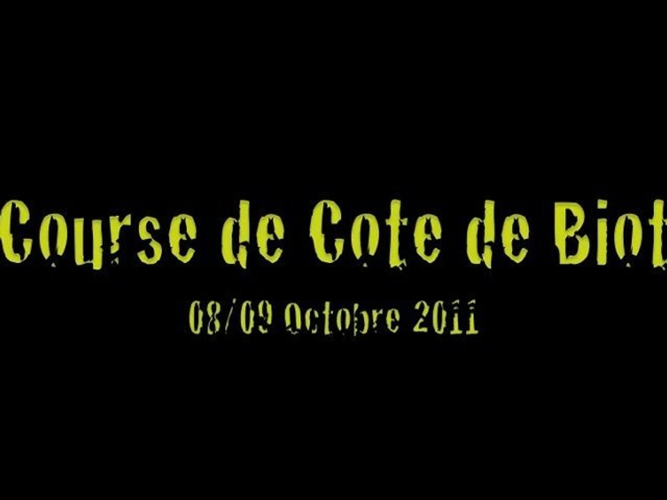 Course de cote de Biot 2011