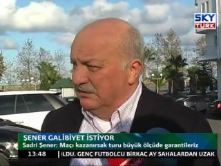 Şener Inter Maçında Galibiyet İstiyor
