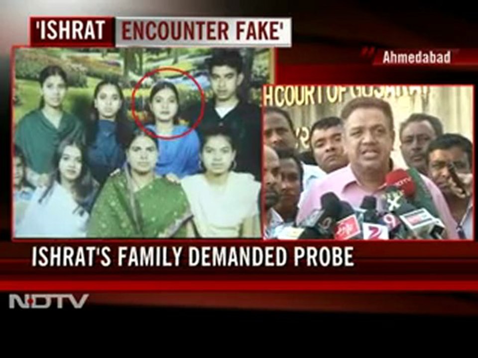 Ishrat was killed in fake encounter, says Special Investigation Team