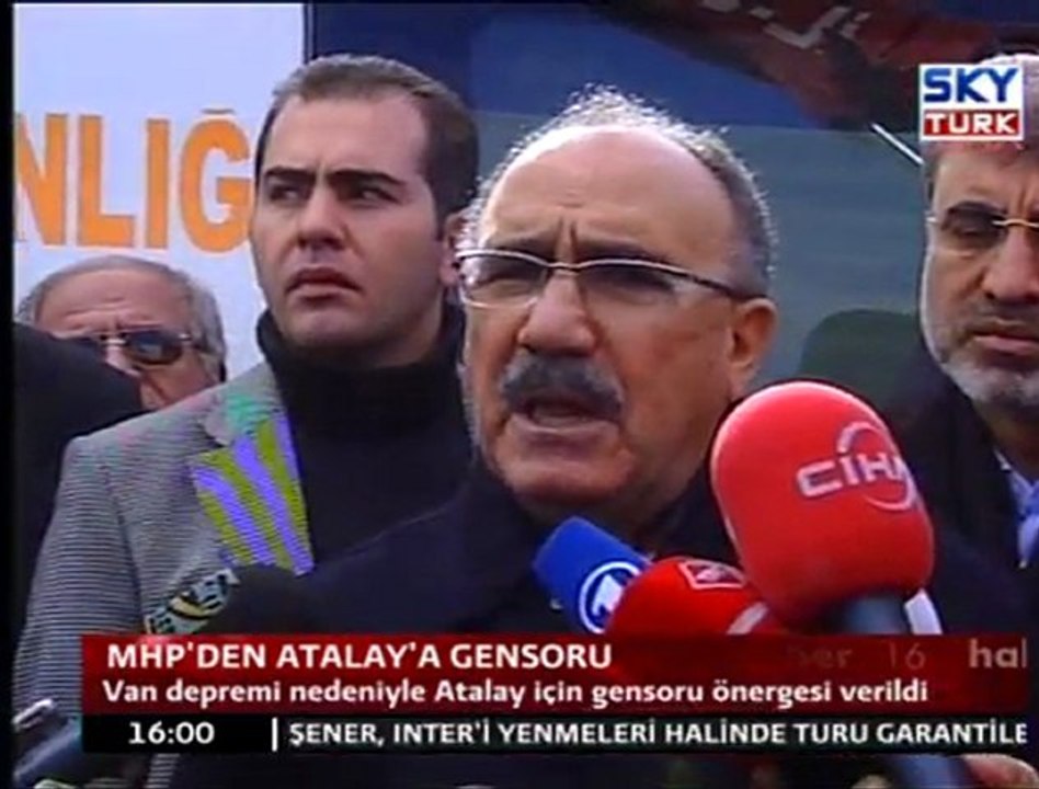 MHP'den Atalay'a Gensoru