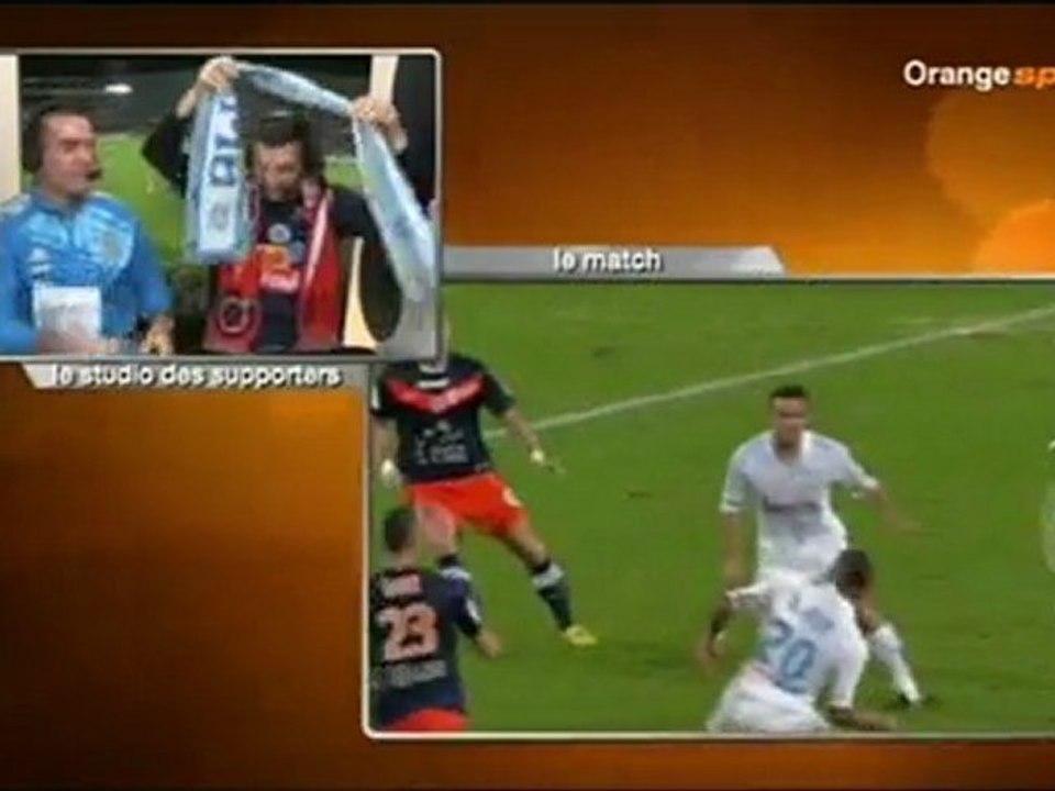 Studio des supporters Montpellier - Marseille
