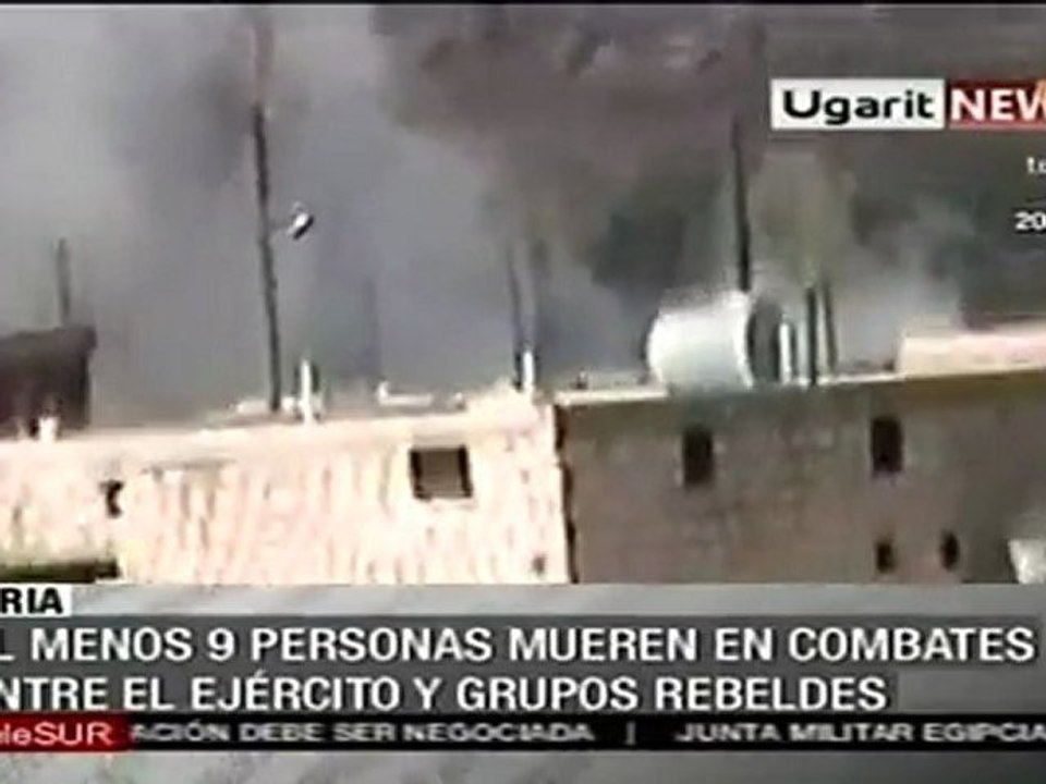9 muertos en combates entre el Ejército y rebeldes sirios