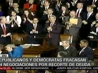 Fracasan negociaciones por recorte de deuda en EE.UU.