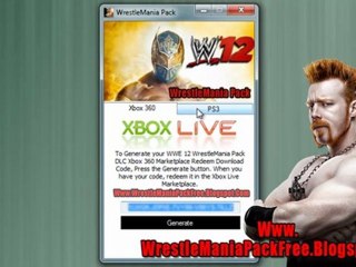 Get Free WWE 12 WrestleMania Pack DLC