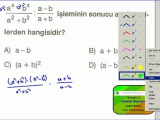 çarpanlara ayırma 3soru