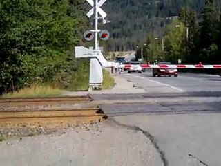 Banf le passage à niveau