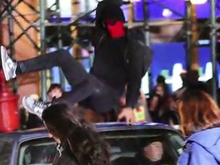 Andrew Garfield films 'The Amazing Spider-Man' in New York City